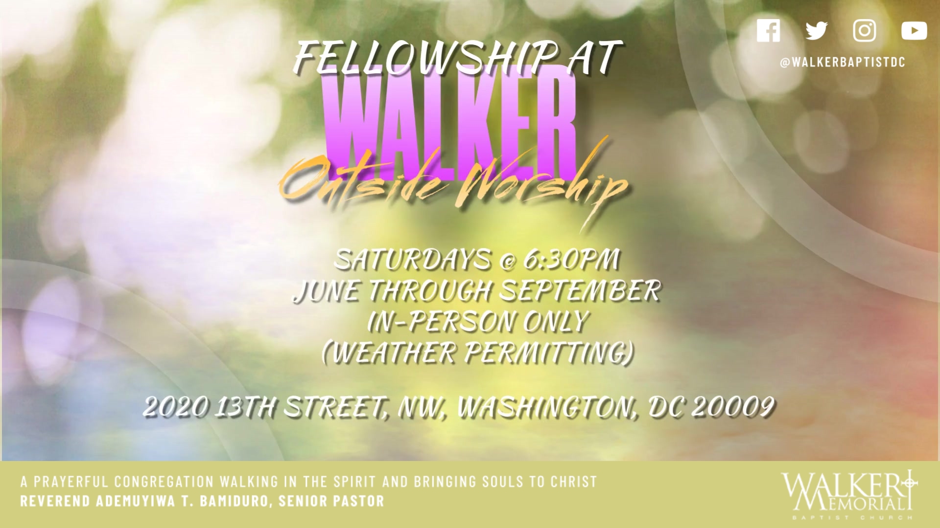 2025 Fellowship at Walker
